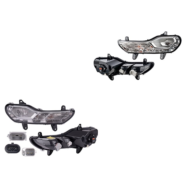Par de Faros Para Niebla Escape 2013 A 2016 Ford DEPO .