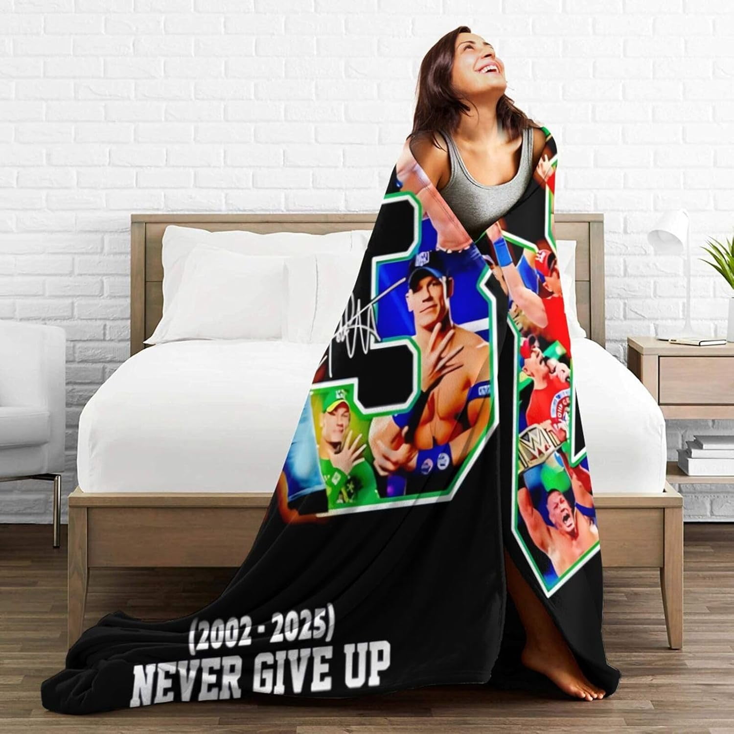 John Boxer Cena Blanket Throw Air Conditioning Blankets Soft Throws for Couch Bed All Seasons Use 40"x30"
