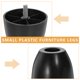 thumbnail image 2 of GOOHOCHY 4 Uds patas de repuesto patas redondas para sofá pata de mueble silla patas gabinetes patas de tornillo, 2 of 7