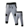 thumbnail image 1 of Wyzesi Mens Shorts 7 Inch Inseam Stretch Waist Men'S Spring & Autumn Mixed Color Knit Sweatpants 7/10 Pants, 1 of 3