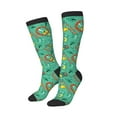 thumbnail image 2 of Fotbe Funny Animals in Jungle print Women's Men's Novelty Crew Socks Cotton Socks Knee High Socks for Walking,Running,Nurses,Pregnancy, 2 of 9