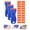 3+100, variant on Plastic Razor Scraper Tool with 20 Blades - Non-Scratch Sticker Decal Label Remover for Car Window, Glass, Stove Top, 3D Printer Bed, Vinyl Adhesive Glue Scraper with Ergonomic Handle