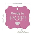 thumbnail image 7 of Inkdotpot Hang Tags Ready To Pop Baby Shower Favor Bracket Shape Gift Tags Real Silver Foil Bonbonniere Tag Pack Of 100, 7 of 7