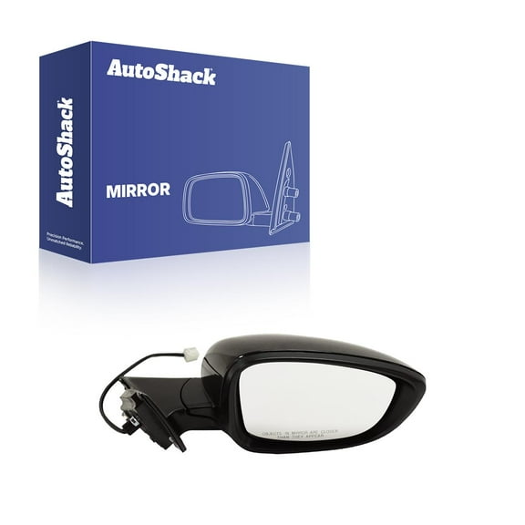 AutoShack Passenger Side Mirror Power Non-Heated | Replacement for 2018-2022 Honda Accord | 1-PC