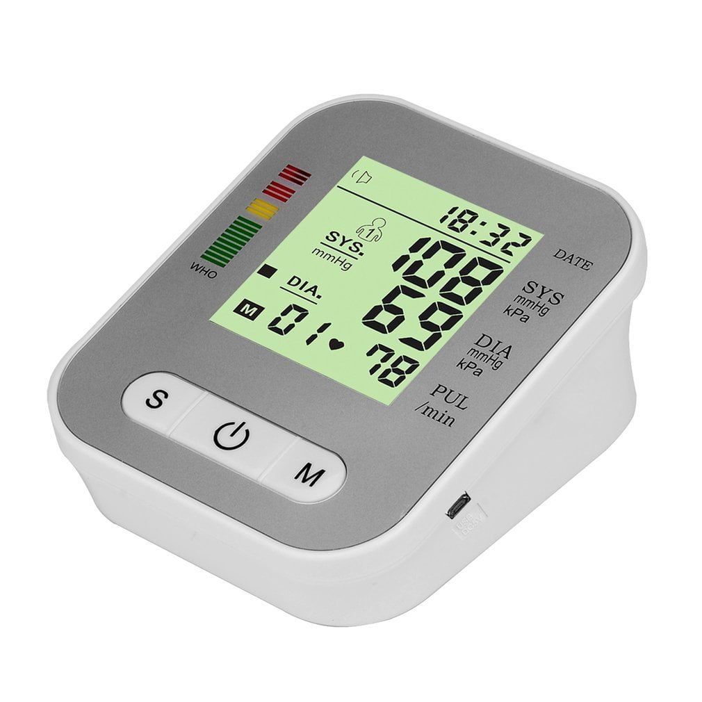 Upgrade Arm Style Electric Blood Pressure Monitor Fullautomatic