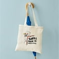 thumbnail image 4 of CafePress - Girls Kick It With Style 1 Tote Bag - Unisex Canvas Tote Bag, Beige, 1-Piece, 4 of 6