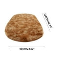 thumbnail image 6 of Soft Shaggy Rug for Bedroom, Oval Plush Fluffy Carpets for Living Room, Furry Carpet, Anti-Skid Fuzzy Comfy Rug, Oval Thick Area Rug for Living Room Bedroom Hotel Fashion Home Decorations, 6 of 6