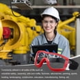 thumbnail image 6 of Uxcell Safety Glasses, Anti-Fog Goggles Protective Scratch Resistant Clear Lens Work Outdoor Eye Protection Red, 6 of 7