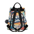 thumbnail image 2 of FORMRS Women's Travel Backpack Purse Anti-Theft Hidden Pockets Casual Shoulder Bag, Yellow Sardines Pattern, 2 of 7