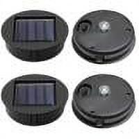 Lámpara de ambiente superior de reemplazo de bombilla de luz solar de 4 piezas para patio de camino al aire libre