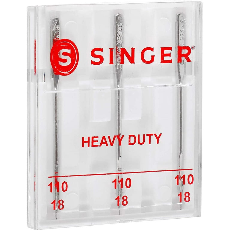 Singer Heavy Duty Machine Needles Size 110/18 3-Pack