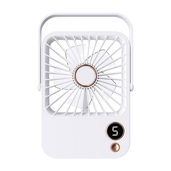 Portable Fan,Mini Fan for Desk,2025 New Small Fan USB Rechargeable Adjustable Speed,10-15 Working Hours Mini Portable Desktop Fan for Dormitory Bedroom Bedhead Travel,Gifts for Women Men