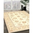 thumbnail image 3 of Ahgly Company Machine Washable Indoor Square Traditional Gold Area Rugs, 6' Square, 3 of 7
