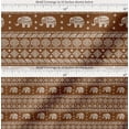 thumbnail image 2 of Soimoi Cotton Poplin Fabric Aztec & Tribal Elephant Animal Print Fabric by the Yard 56 Inch Wide, 2 of 7