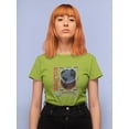 thumbnail image 2 of Eclipse Planet Techno Style T-Shirt Women -Image by Shutterstock, Female Medium, 2 of 4