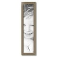 thumbnail image 2 of ArtToFrames 7" x 32" Aged White Gold Picture Frame, 7x32 inch Silver Wood Poster Frame (WOM-2036),  Pack, 2 of 7