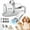 Gray, variant on Oneisall LM3 Dog Grooming Vacuum, 8-in-1 Dog Grooming Kit, 11000Pa Super Suction Dog Hair Vacuum for Shedding Dogs Cats Hair, Purple
