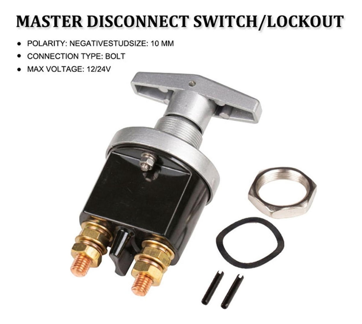 Applicable to Battery Disconnect Switch, Replacement Parts,