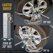 AutoSolo Camber Caster Gauge, +6 to -6 Degree Range, Magnetic Wheel Alignment Tool, Home Garage Alignment