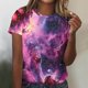 thumbnail image 2 of Camisetas Casuales de Manga Corta con Cuello de Tripulación Impresa de San Valentín Tee Gráfica Ligera Top 95% Poliéster 5% Elastano para el Uso Diario, Camiseta de Moda Cómoda, 2 of 9