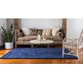 thumbnail image 2 of Unique Loom Solo Collection Solid Plush Kids Area Rug, 5' x 7' 7", Navy Blue, 2 of 2