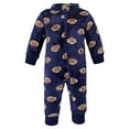 thumbnail image 3 of Hudson Baby Unisex Toddler Plush Jumpsuits, Football, 3T, 3 of 4