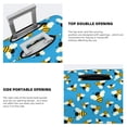 thumbnail image 5 of Daiia Flying Bees Luggage Cover, Thickened Washable Travel Luggage Covers, Elastic Unique Baggage Covers for 18-20 inch Luggage-Large, 5 of 9