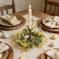 thumbnail image 5 of Spring Floral Candle Ring Wreath for Easter & Wedding Decor, Elegant Table Centerpiece, Versatile Home & Party Decoration Accessory, 5 of 5