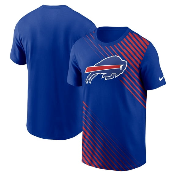 Men's Nike Royal Buffalo Bills Yard Line Fashion Asbury T-Shirt