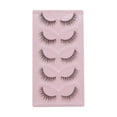 thumbnail image 1 of Unique Bargains 5 Pairs Natural 5D False Eyelashes for Wedding Event Black, 1 of 5