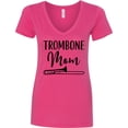 thumbnail image 3 of Inktastic Trombone Mom Band Parent Women's V-Neck T-Shirt, 3 of 5