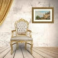 thumbnail image 3 of Ascan Lutteroth 24x18 Gold Ornate Framed and Double Matted Museum Art Print Titled - View of Capri, 3 of 4