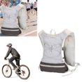 thumbnail image 3 of Hydration Backpack Large Capacity Ultralight Storage Knapsack Breathable Mountaineering Vest Bag Camping Sports Backpack (Grey), 3 of 13