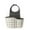 Beige, variant on Ziyou Kuaile Silicone Sink Organizer Basket - Adjustable Strap with Heart Pattern Drain Holes, Kitchen & Bathroom Storage Accessory