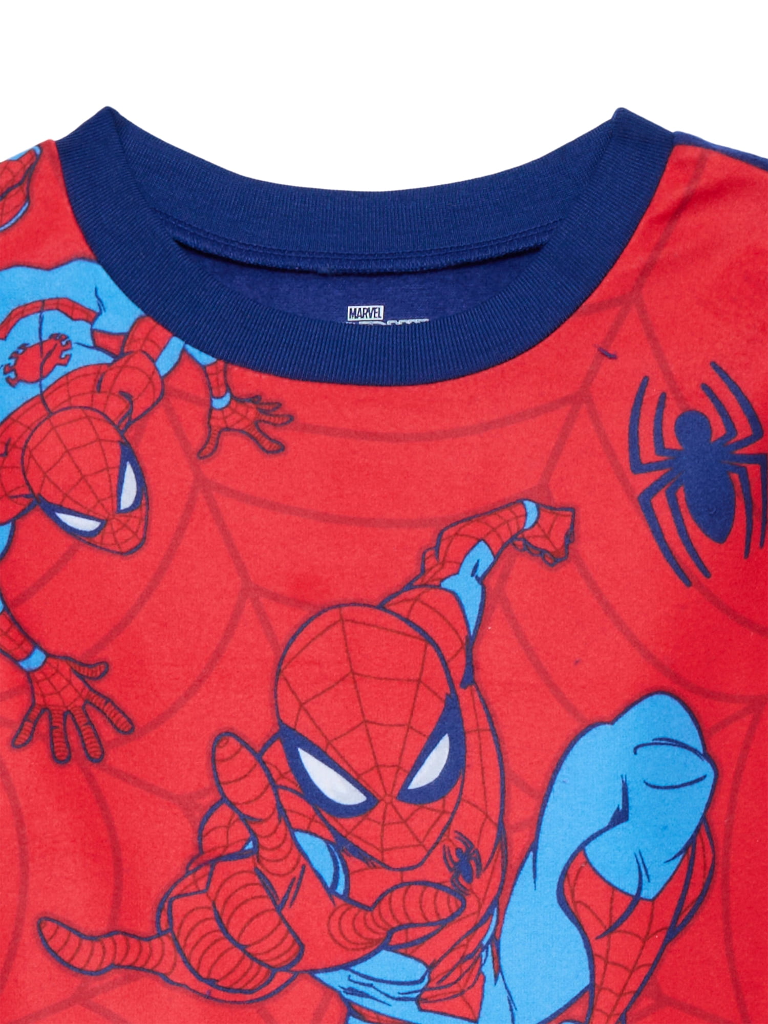 Spider-Man Toddler Boys Long Sleeve Top and Pants Pajama Set, 2-Piece, Sizes 12M-5T