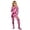 Z2 Pink, variant on Ticikt Girls Metallic High Neck Long Sleeve Performance Romper with Glitter Gold and Back Zipper for Dance Stage Wear Polyester,Color:Red