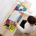thumbnail image 3 of Color Puzzle&nbsp;desk Mouse Padwaterproofnon Slip&nbsp;for Office Home Work GamingmousepadsRubber Base Mousepad with Stitched Edges 31.5x11.8inches, 3 of 7