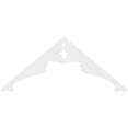 thumbnail image 2 of Ekena Millwork 60"W x 25"H x 1"P (10/12) Pitch Heath Architectural Grade PVC Gable Pediment, 2 of 5