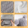 thumbnail image 3 of Gorros y bufandas para niños, además de terciopelo, orejeras gruesas,, 3 of 5