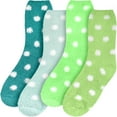 thumbnail image 2 of Women's Super Soft Warm Comfy Fuzzy Fluffy Plush Cozy Cute Polka Dots Socks - Assortment P - 4 Pairs, 2 of 7