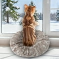 thumbnail image 5 of Lit Orthopédique Doux pour Animal, Coussin de Couchage d'Hiver Douillet et Chaud avec Poils Longs, Conception Réversible pour le Confort Intérieur du Chat et du Chien, 5 of 5