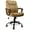 Brown, variant on CLATINA Mid Back Leather Office Executive Chair with Lumbar Support and Padded Armrestes Swivel Adjustable Ergonomic Design for Home Computer Desk White 4 Pack