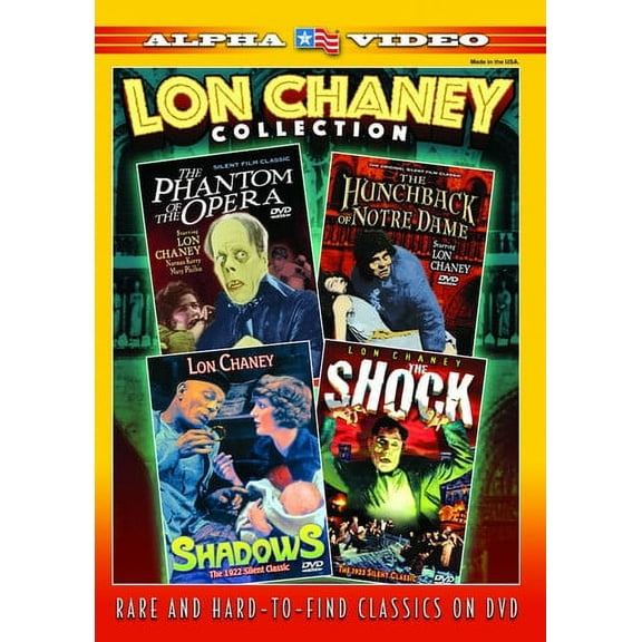 Phantom of the Opera / Hunchback of Notre Dame / Shadows / The Shock (DVD), Alpha Video, Drama