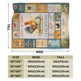 thumbnail image 5 of Just A Girl Who Loves Chickens Blanket, Chicken Lover Gifts for Birthday Christmas, Soft Warm Cozy Blanket for Bed Sofa Sleep 80x60, 5 of 6