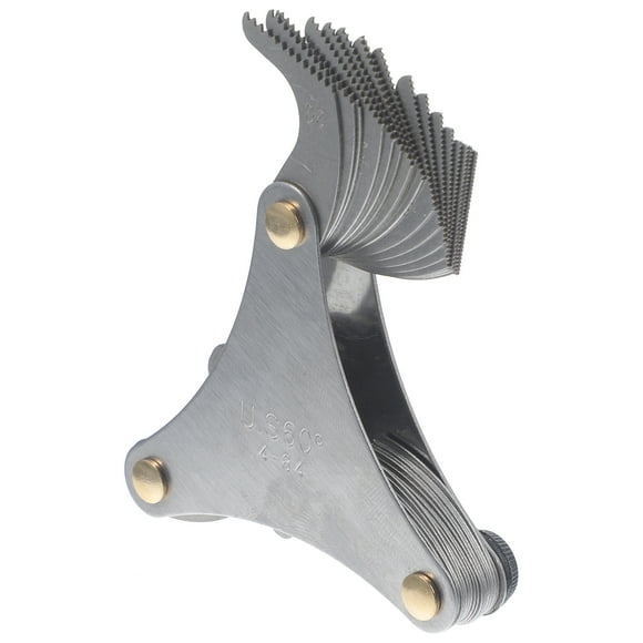 Shisuyan Thread Pitch Gauge Set Stainless Steel for Technicians in Workshop 1Pack