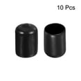thumbnail image 2 of Protectores de rosca Uxcell 5/8"(15.5 mm) tapa final negra 10 piezas, 2 of 5
