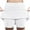 White, variant on HomeGardon Back to School Skirts for Girls Girl Skort Fashion Solid Color Loose High Waist A-line Fake Two Piece Sports Pants Skirt Half Body Skirt