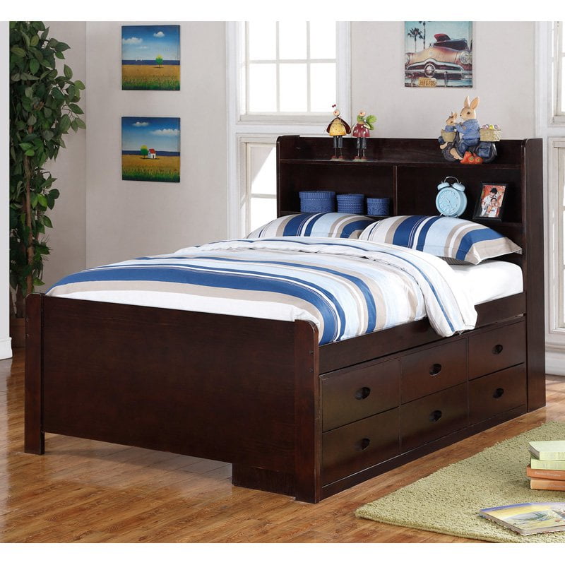 Broyhill Kids Marco Island Full Captains Bed With Twin Trundle And Broyhill Kids Marco Island Full Captains Bed With Twin Trundle And Storage Drawer Espresso Com