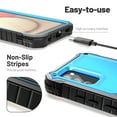 thumbnail image 6 of ExoGuard For Samsung Galaxy A02S Case, Phone Case with Screen Protector and Kickstand (Blue), 6 of 8