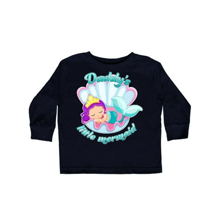 

Inktastic Daddy s Little Mermaid Gift Toddler Toddler Girl Long Sleeve T-Shirt